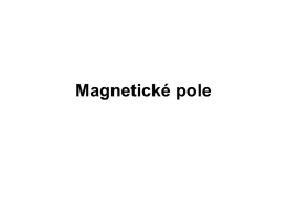 Magnetické pole