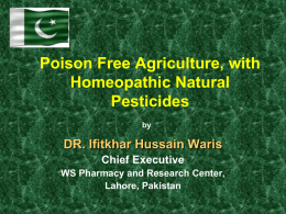 Pakistan Ag. Chemicals Market