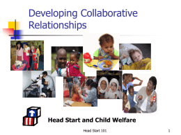 Head Start 101 - Center for the Study of Social Policy