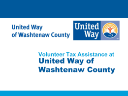 VITA Tax Preparer Training Slides Set #2