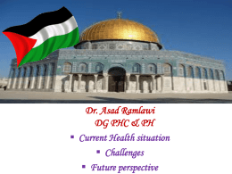 PHC in Palestine