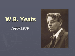 W.B Yeats Powerpoint