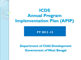 West Bengal - Ministry of Women and Child Development
