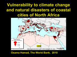 Osama Hamad - World Bank - Arab Climate Resilience Initiative
