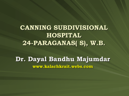 CANNING SUBDIVISIONAL HOSPITAL 24