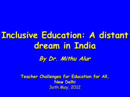 PPT - Teacher Education