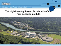 PSI_Forum - Paul Scherrer Institute