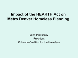 Understanding and Implementing the HEARTH Act