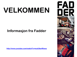 Fadderbarn - FadderWeb