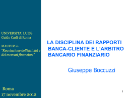 1. L`ambito delle competenze dell`ABF