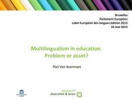 Multilingual education