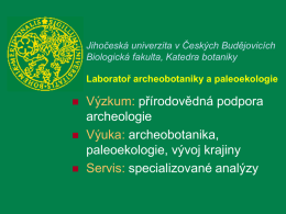Prezentace aplikace PowerPoint - Katedra botaniky