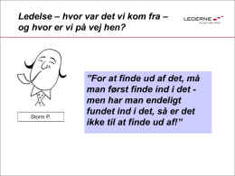 Ledelse gennem tiderme