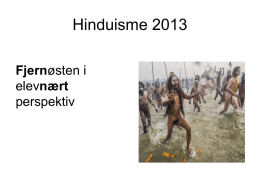 Hinduisme - fagdidaktik 2013