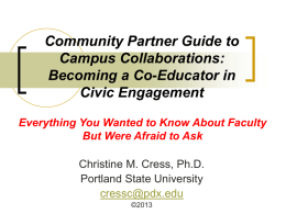 Learning and Serving: Course and Syllabus Design Strategies for
