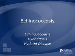 Echinococcosis - The Center for Food Security and Public Health