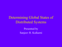 Determining Global States of Distributed Systems