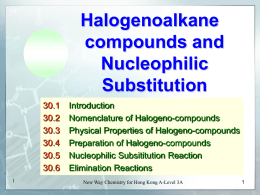 Nomenclature of Halogeno-compounds