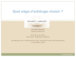 pour lire la pr&eacute;sentation de Ma&icirc;tre J&eacute;r&ocirc;me BARBET