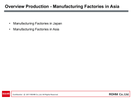 Manufacturing Factories in Asia