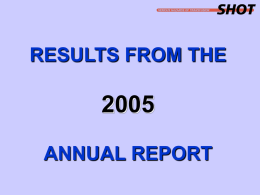 PPT format - Serious Hazards of Transfusion