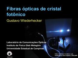 Fibras Ópticas de Cristal Fotônico