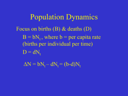 Population Regulation