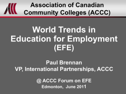 EFE - Colleges and Institutes Canada