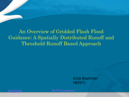 Gridded Flash Flood Guidance