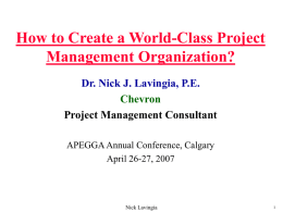 Project Management Course