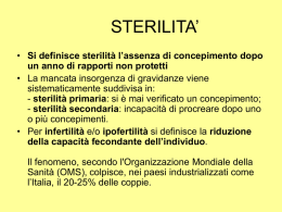 sterilità - Dr. Carlo Bulletti