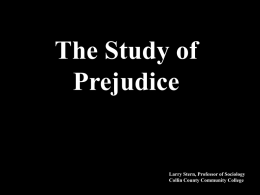 Power Point: Prejudice
