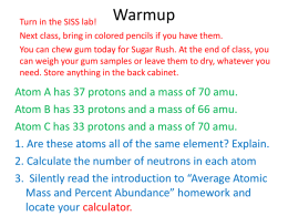 5. Average Atomic Mass
