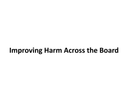 Harm Across the Board Powerpoint Template