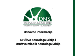 press - Društvo neurologa Srbije