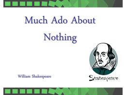 Much_Ado_character and summary