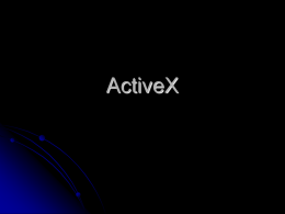 ActiveX - as. N.Angelowa