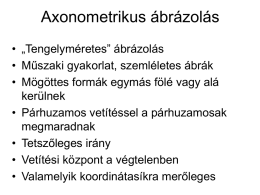 Axonometria és anamorfózis
