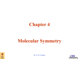 Symmetry Elements and Symmetry Operations