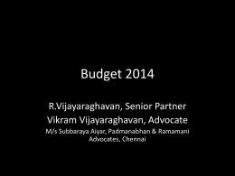 budget_2014 - Subbaraya Aiyar, Padmanabhan and Ramamani
