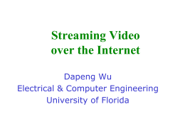 videoTransport - Dapeng Oliver Wu