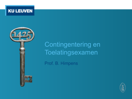 Presentatie B. Himpens - Vlaams Geneeskundigen Verbond