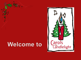 Carols by Candellight