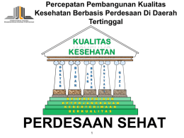 PERDESAAN SEHAT - AKBID Graha Husada Cirebon