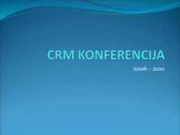 CRM - Infostud