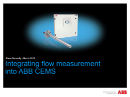 ABB Stack Flow Master - The Air Quality and Emissions Show 2015