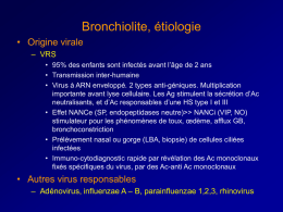 Bronchiolite
