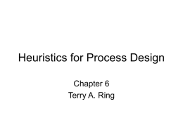 4-L2-Heuristics for Process Design