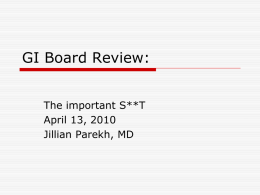 GI Board Review: