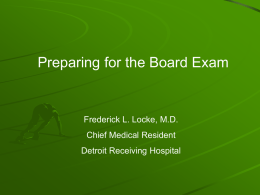 WSU Department of Internal Medicine Board Review